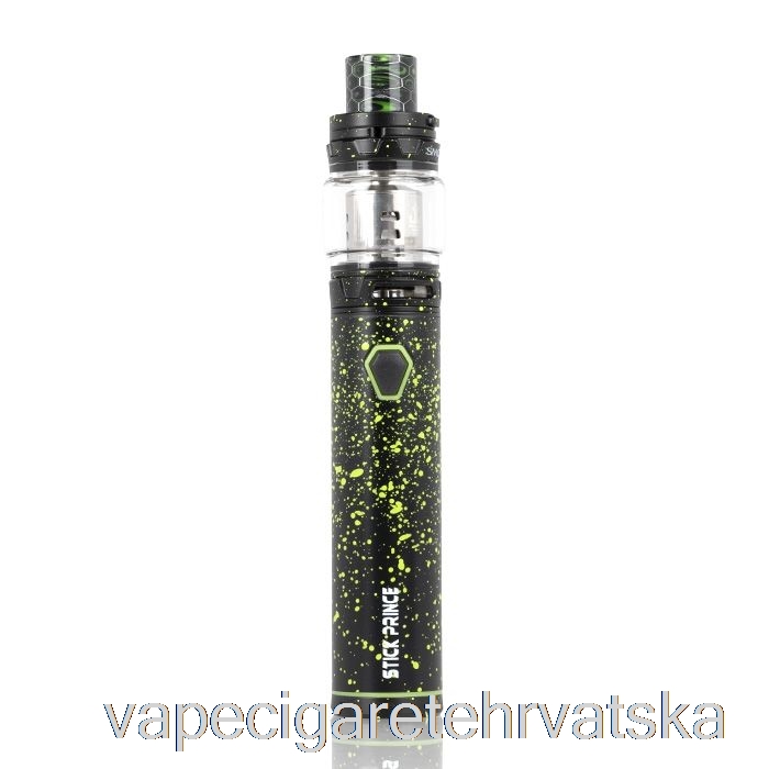 Vape Hrvatska Smok Stick Princ Kit - Pen-style Tfv12 Princ Black W/ Green Sprej